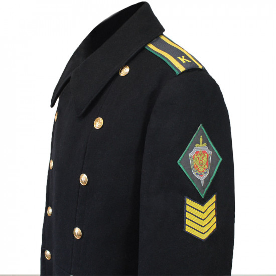ロシア連邦保安局ウールの黒いコート - SovietMilitaryStuff.com